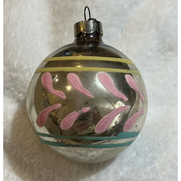 Vintage Christmas ornament, Corning, WWII era, made in US of A! - Picture 1 of 8